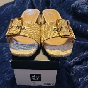 Dolce Vita Tan Woven Sandals